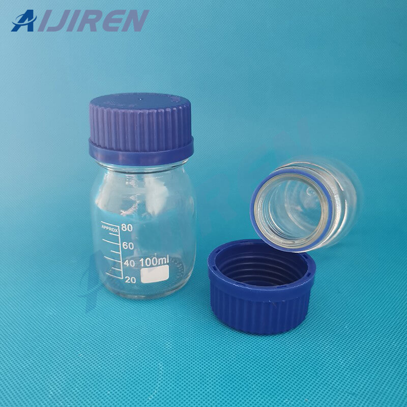 Hot Sale Blue Cap Capacity Sampling Reagent Bottle